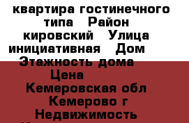 квартира гостинечного типа › Район ­ кировский › Улица ­ инициативная › Дом ­ 5 › Этажность дома ­ 5 › Цена ­ 6 000 - Кемеровская обл., Кемерово г. Недвижимость » Квартиры аренда   . Кемеровская обл.,Кемерово г.